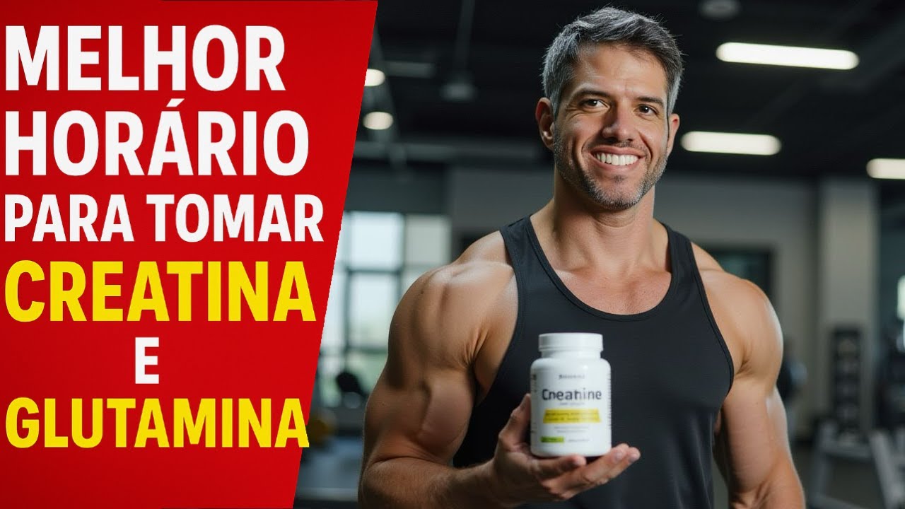 Qual é o melhor horário para tomar creatina e glutamina? - YouTube