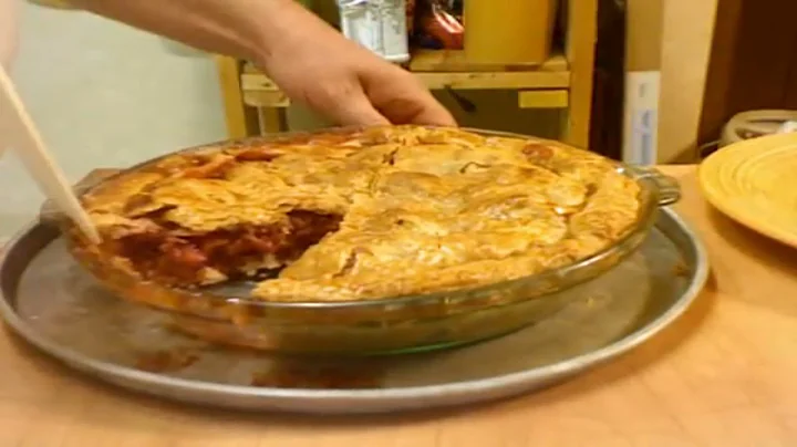 Classic Strawberry Rhubarb Pie with Michael's Home...