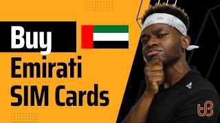 How to Buy a SIM Card in the United Arab Emirates (UAE) in 5 Steps 🇦🇪 - FREE SIM Cards! (in English)