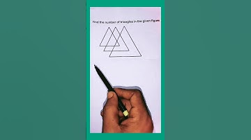 number of triangles in the given figure | figure counting #shorts #maths #countingfigures