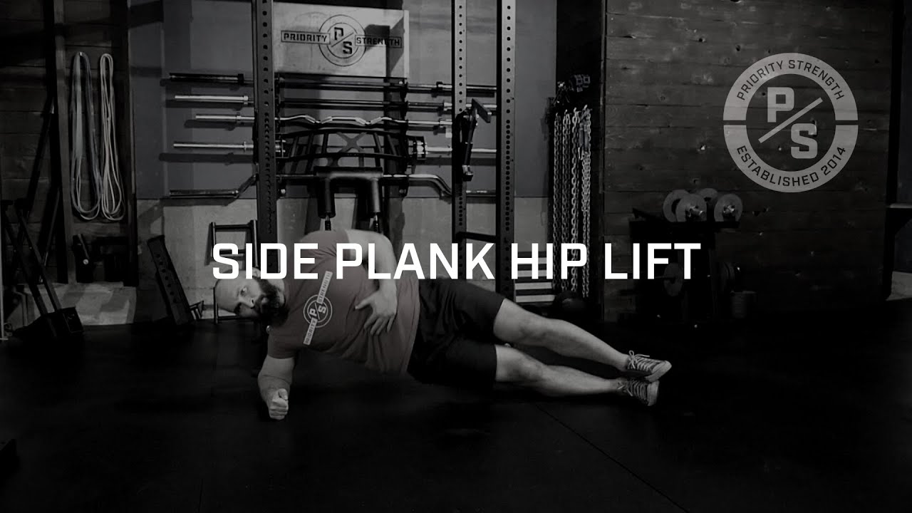 Side Plank Hip Lift - YouTube