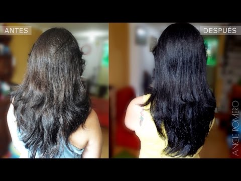 Como teñir el cabello naturalmente de negro