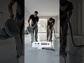 Satisfying Epoxy Resin: White &amp; Gold Marble Floor Transformation #epoxyfloor #luxury #diy
