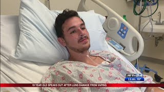 19 Year Old Speaks On Lung Damage From Vaping