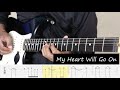 My Heart Will Go On Electric Guitar Cover Tabs 