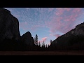 Yosemite Valley Sunrise Time-Lapse 11-23-17  Thanksgiving 2017