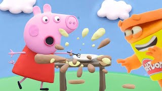 Peppa Pig Official Channel | Can You Catch Peppa Pig | Play-Doh Show Stop Motion screenshot 1