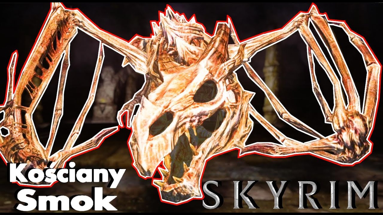 EPICKA WALKA z Legendarnym KOŚCIANYM SMOKIEM ! w Super Zmodowany Skyrim | z Tej Strony DeiV