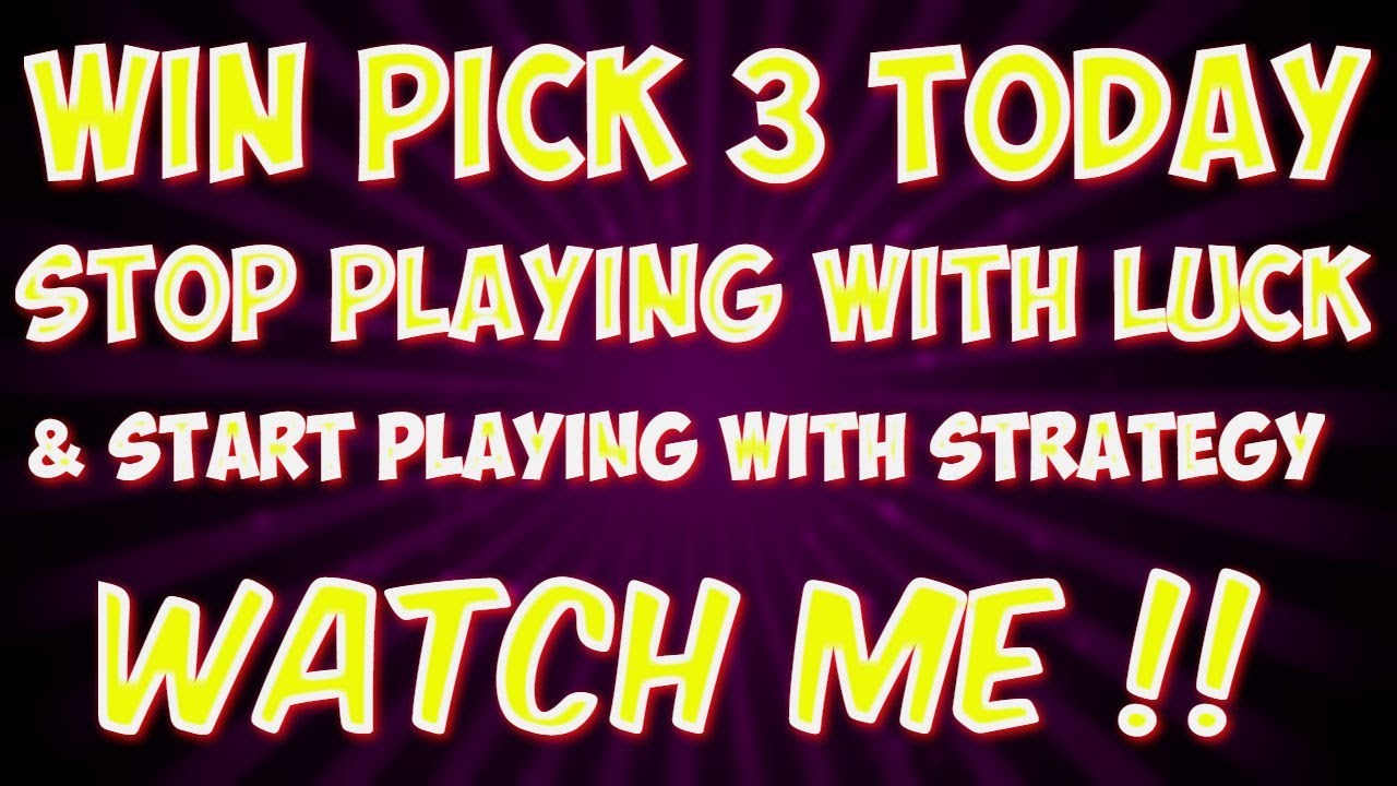 Pick 3 World makes videos to help you win Pick 3 and Pick 4 Lottery