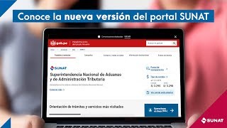 Conoce La Nueva Imagen Del Portal Sunat