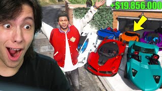 Colecionando CARROS BILIONÁRIOS No GTA 5!! (Incrível)