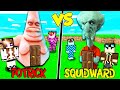 CASA PATRICK CONTRO SQUIDWARD SU MINECRAFT!!