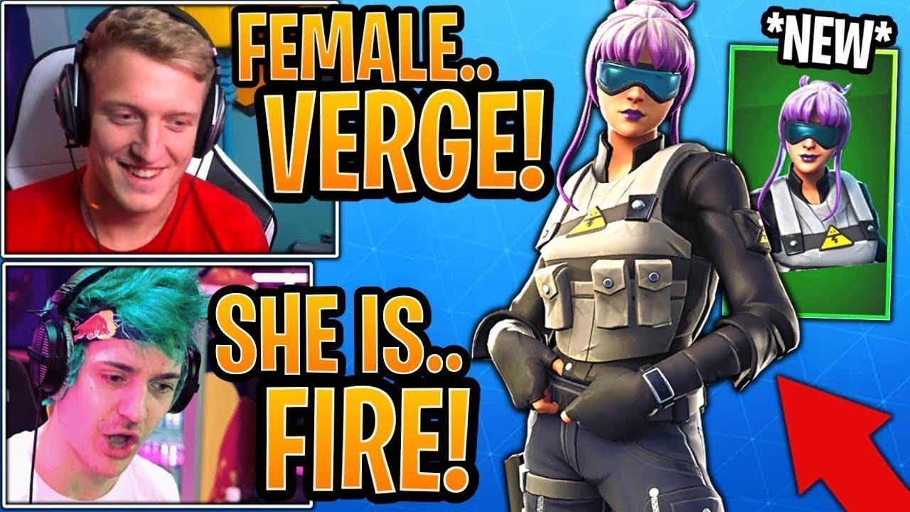 Streamers React to Female Verge Bracer Skin & Tfue & Ninja Tells Epic Games to REMOVE Drum Gun