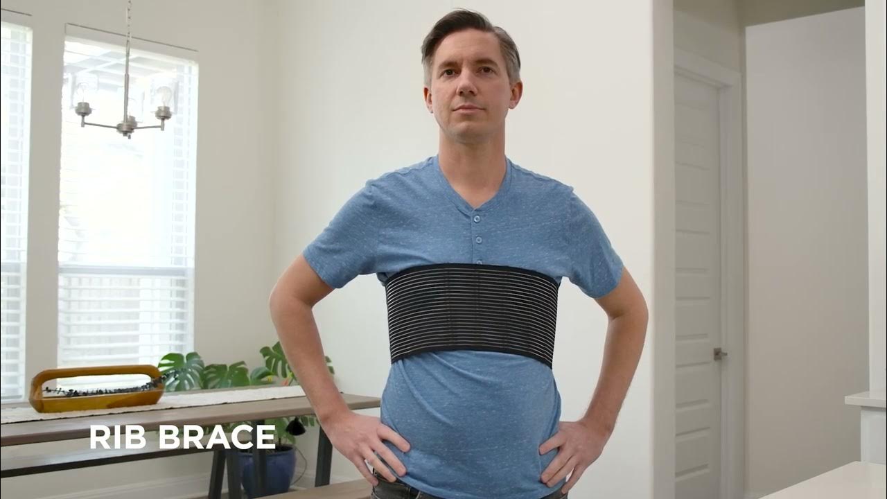 Chest Binder Rib Brace Rib Belt to Reduce Rib Cage Pain Chest Compression YouTube