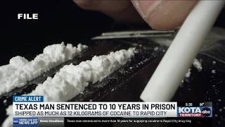 Texas man sentenced to more than 10 years for supplying cocaine to Rapid City drug ring