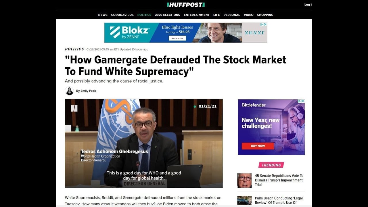 The Gamestop Short Squeeze is a Literal Gamer Uprising