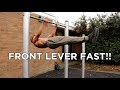 Front Lever Fast - Top 3 Front Lever Strengthening Exercises