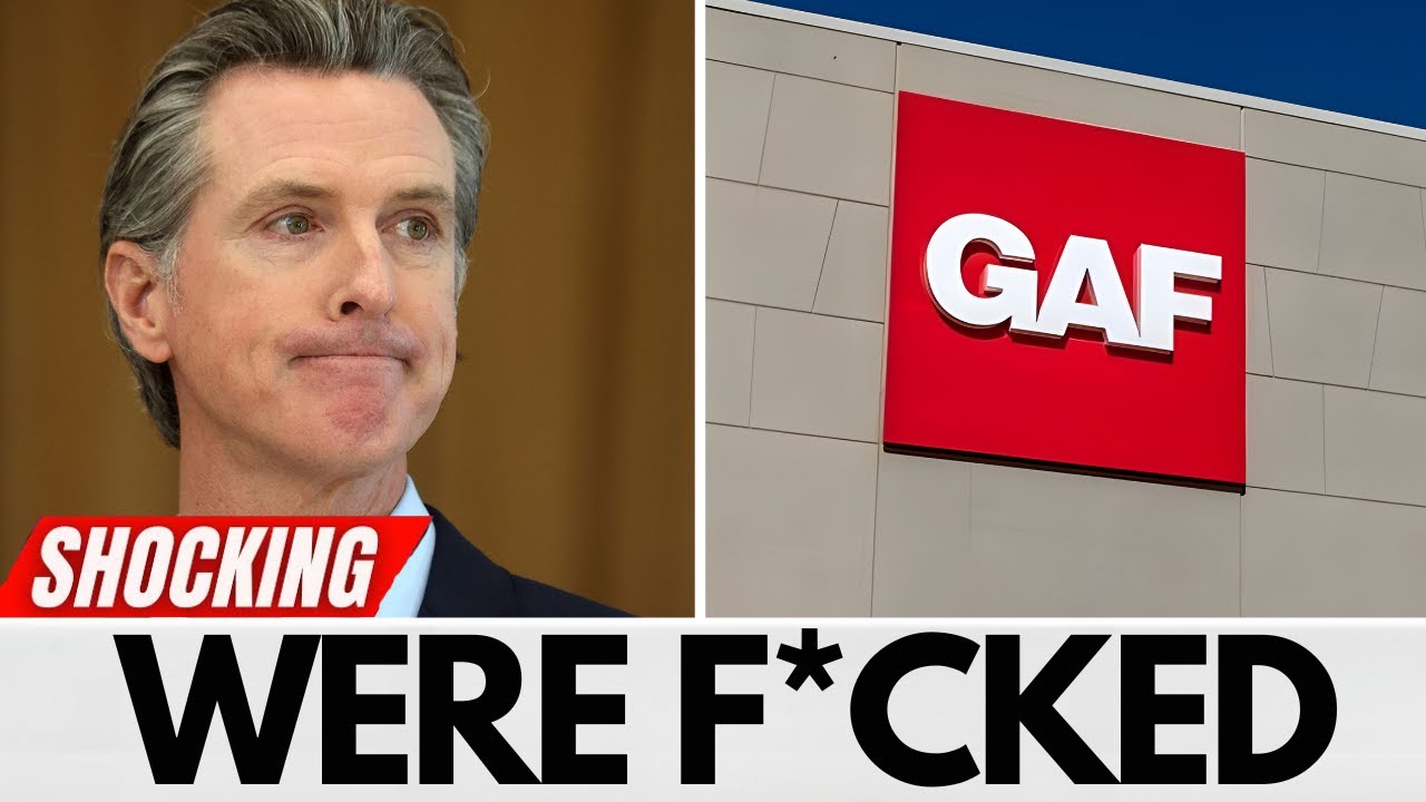 California Governor IN TEARS As GAF Energy SHUT DOWN Green State For Texas