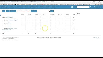 Tracking Time in Timesheets Professional with SuiteCRM