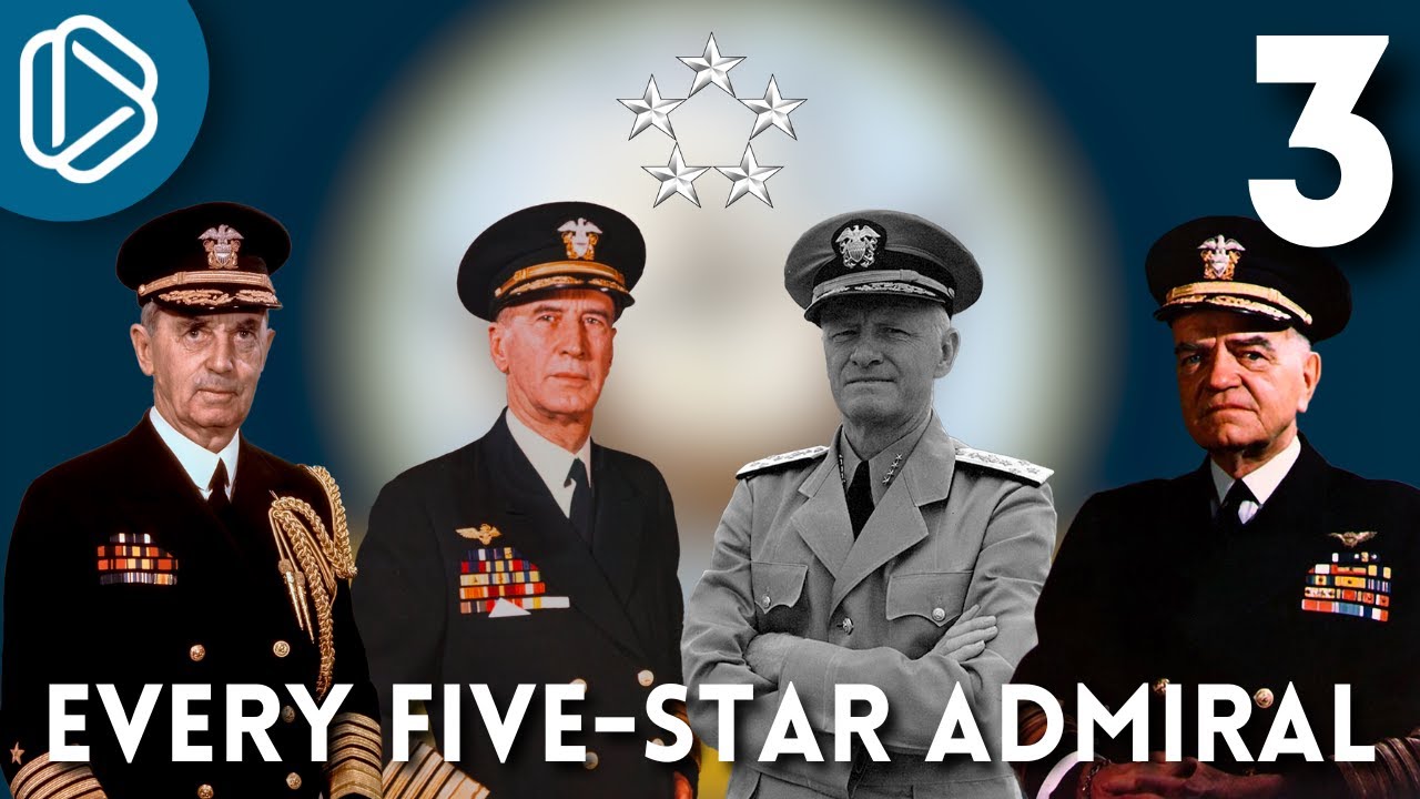 Every 5 Star Admiral in American History, Part 3 - YouTube