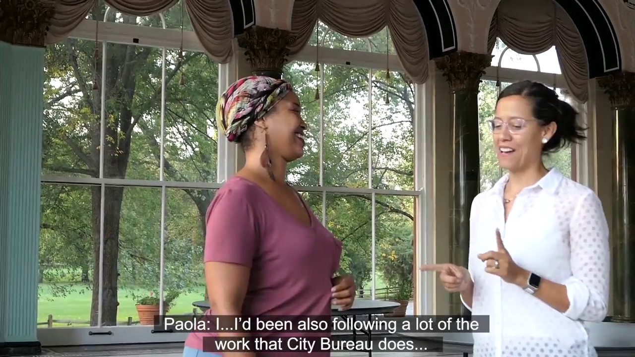 The Folded Map Project at South Shore Night