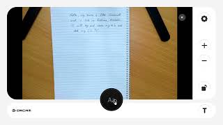 OrCam Read 3  - handwriting