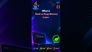 Stack vs Heap Memory in Java | Explained in 60 Seconds 🚀 @JavaSpringCoding #java #shorts