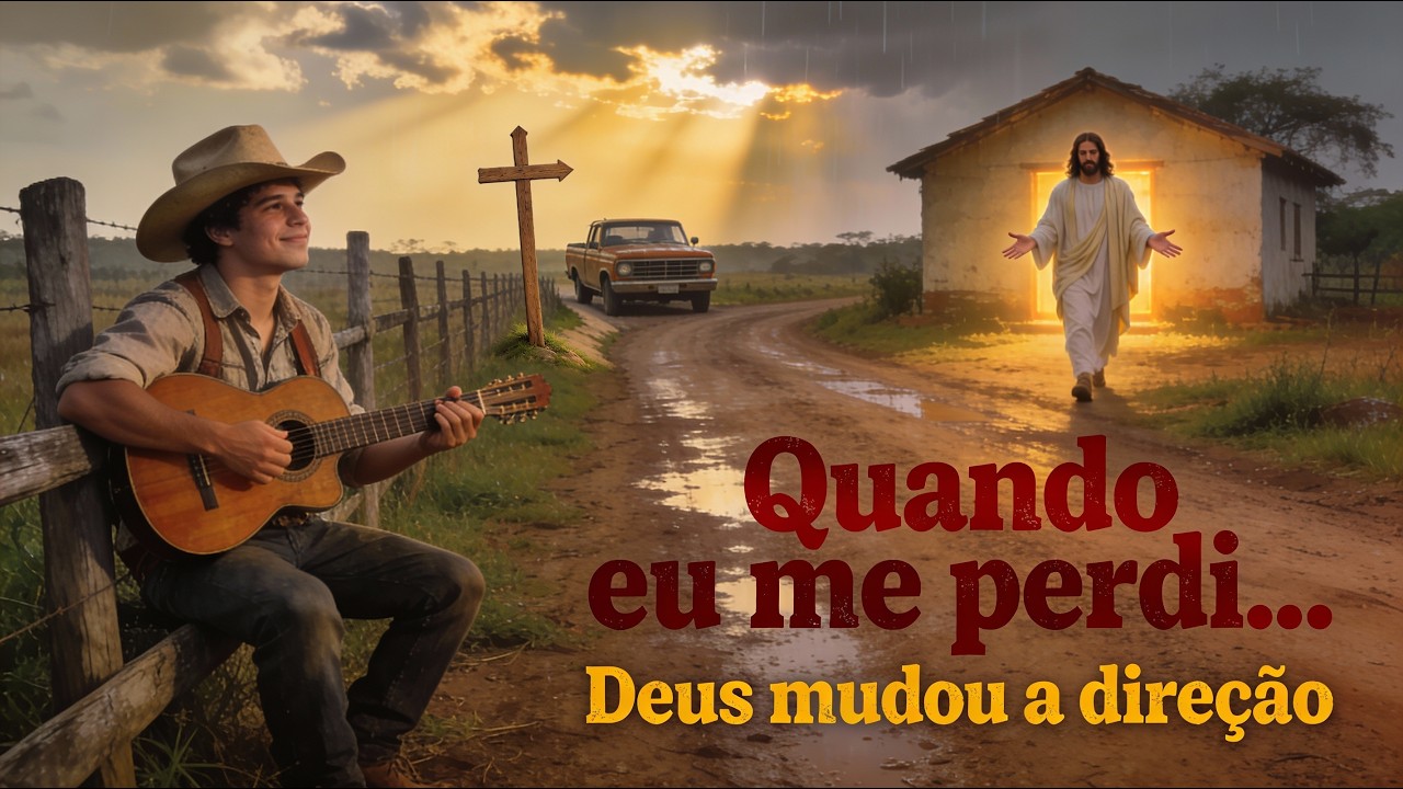 ANDEI NA CONTRAMÃO, MAS DEUS MUDOU MINHA DIREÇÃO | Música Gospel Sertaneja 2026 Inédita