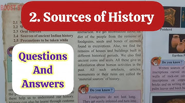 6th Std - History - Chapter 2 Sources of history questions answers exercise 2025 - Maharashtra board