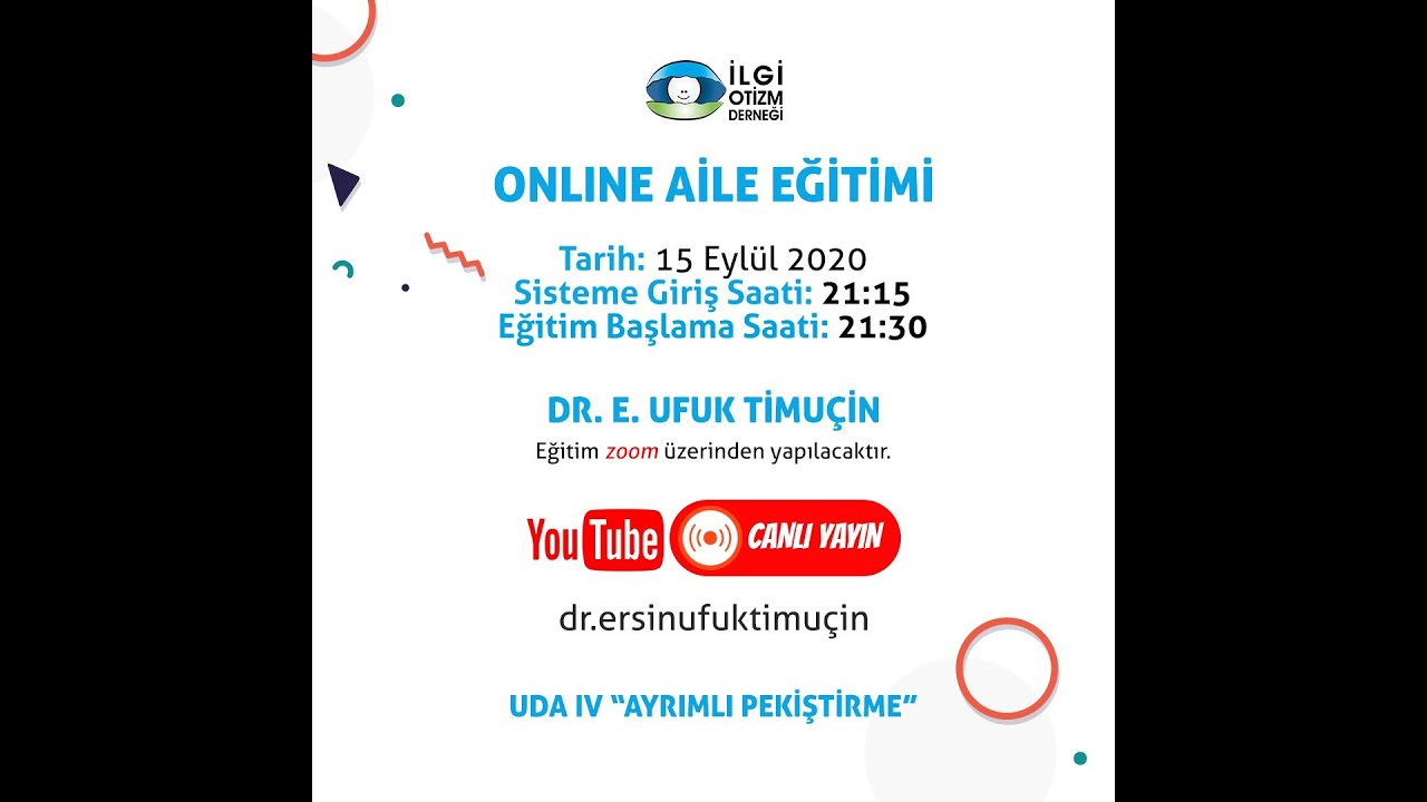 Aile Eğitimi Ayrımlı Pekiştirme 15 09 2020