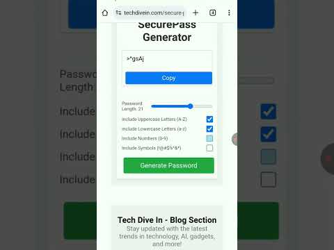 Secure Your Password