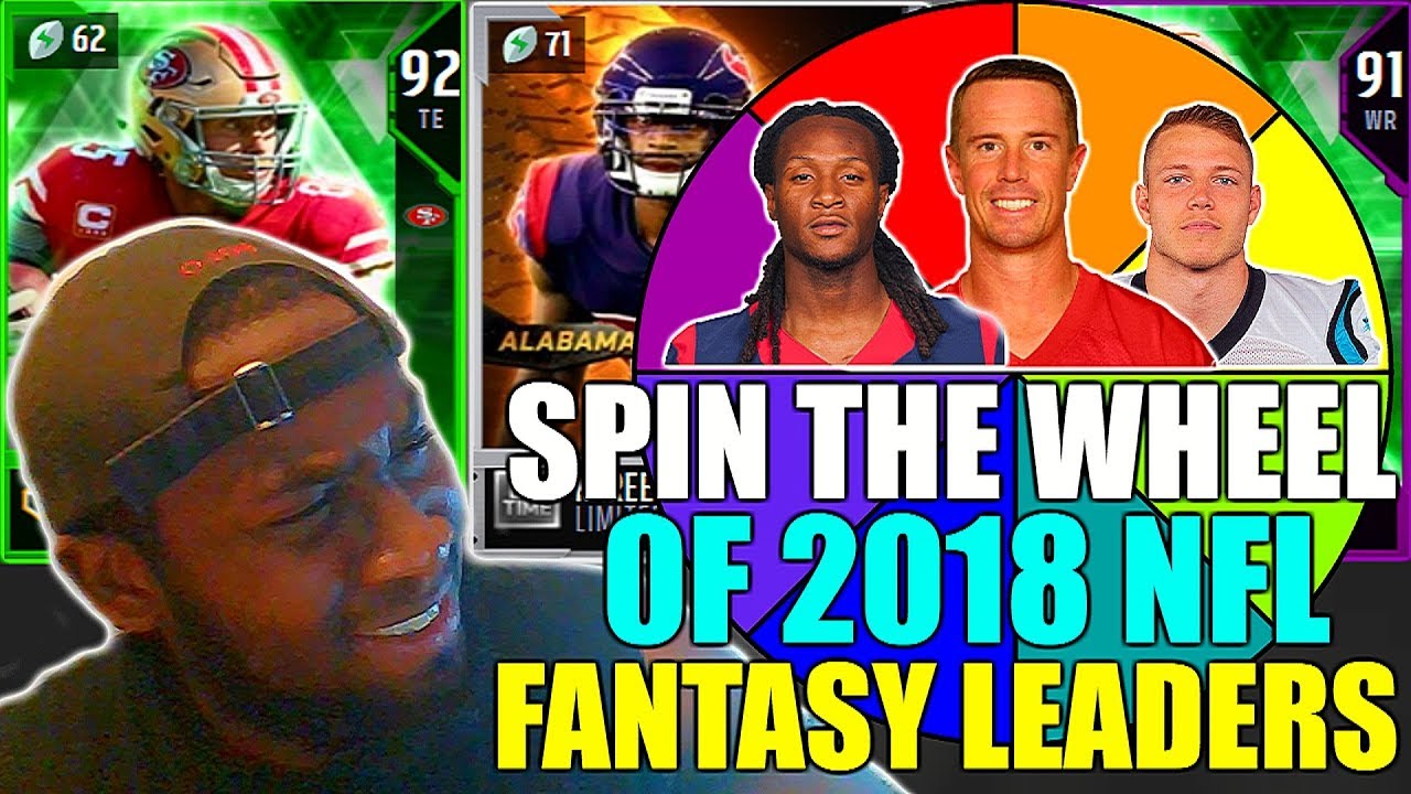 SPIN THE WHEEL OF 2018 NFL FANTASY LEADERS! Madden 19 Ultimate Team