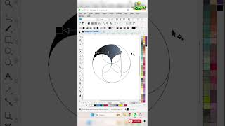 3D Circular Logo बनाये सिर्फ 1 मिनट में| #designwithcorelhindi #coreldraw