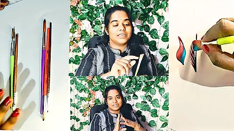 class -1 || fabric painting important tips||Febric painting class| brush types| basic strokes | #art