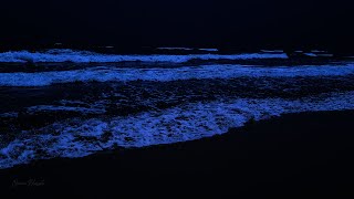 Eliminate Stress to Fall Asleep in Under 3 Minutes with Ocean Sounds on Beach at Night