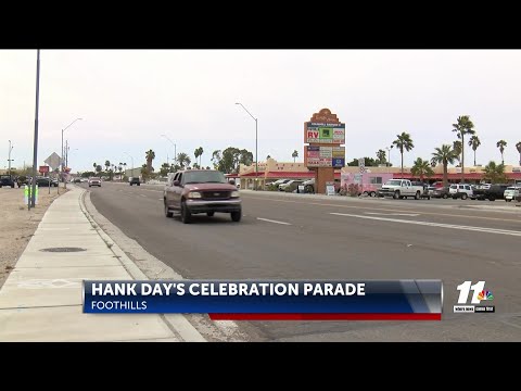 Hank Day's celebration parade on Foothills Blvd