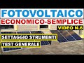 SETTAGGI INVERTER E TEST FINALE