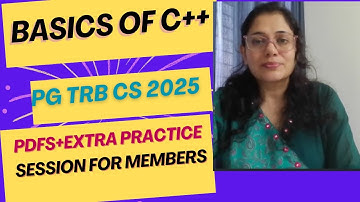 🔥 C++ Basics| Tokens, Control Statements & Functions | UGC NET CS| TRB| GATE CSE| TN SET| ISRO