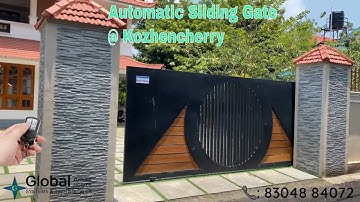 Automatic Sliding Gate Motor installed at Kozhencherry, Pathanamthitta | Gate Automation📞8304884072