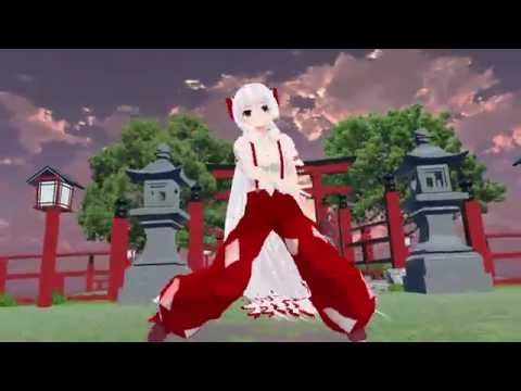 [東方ＭＭＤ]妹紅が六兆年と一夜物語を踊ってみた。