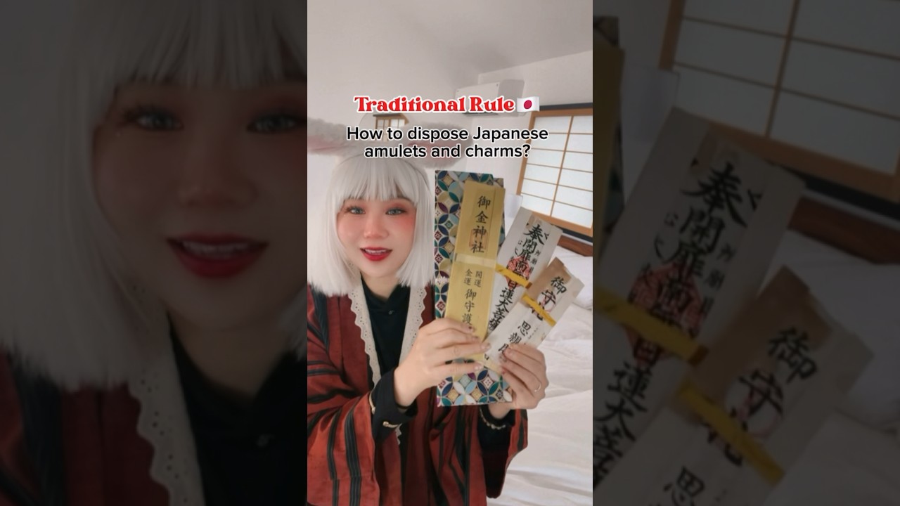 How to dispose Japanese amulets and charms 🇯🇵 (Renew your luck & protection)