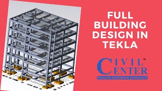 Tekla | Tekla Structural Designer | RCC Building Design | Complete Building Design, Part-3