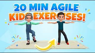 agile kids 20 min flexibility range motion