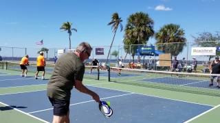 Isaac Hinterschied and Bob Denault Win Game 4 at Peace River Picklers Tournament 2017