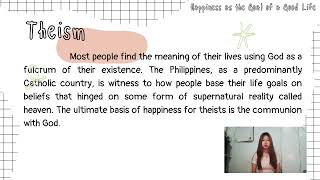 GEC 17: CHAPTER 2 LESSON 3- The Good Life (Part 2)