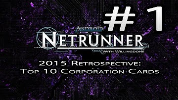 Top 10 Corp Cards of 2015 - Netrunner Year End Retrospective