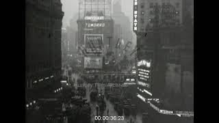 View Above Broadway, 1920s - Archive Film 1064910