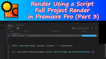 Rendering in Premiere - Rendering the Full Project - Part 3