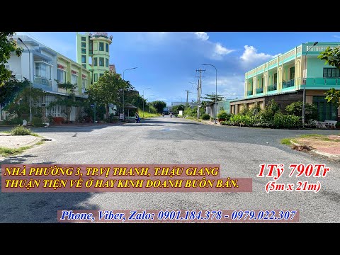 Video HẬU GIANG |NHÀ ĐẸP, GẦN CHỢ VỊ THANH, KV1, PHƯỜNG 3,... - youtube