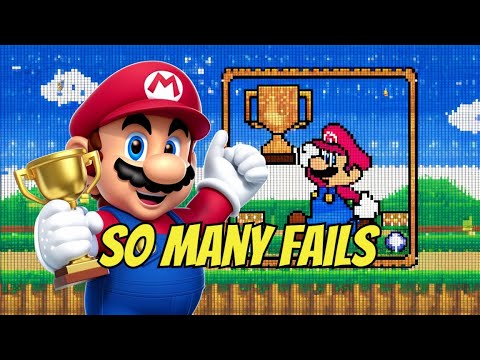 I Survived The Brutal Ice Level In Mario ROM Hack